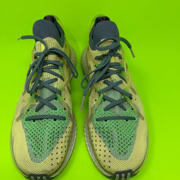 adidas 4D Fusio Semi Frozen Yellow Running Shoes 2021 FY3603 Mens 13 - Picture 2 of 8
